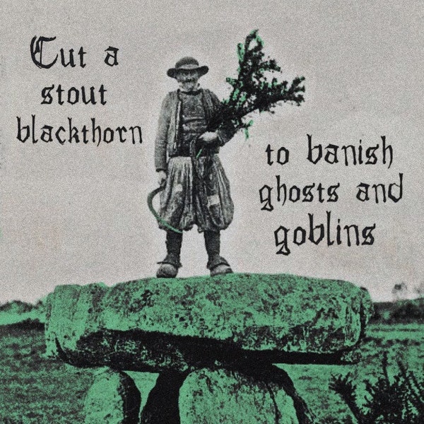 Ghost and Goblins / Rocky road to Dublin A4 Poster Folk Print