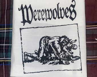 Werewolves DIY screen print patch