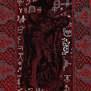 Cuchulainn On Standing Stone A4 Poster Print