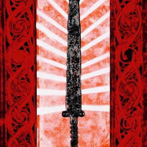 Nuada&#39;s Sword Of Light A4 Poster Print