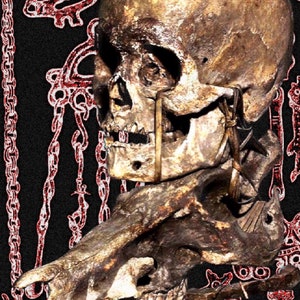 Pagan Skull A4 Poster Print