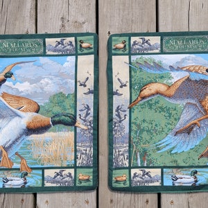 Mallard Ducks, Duck Pillow Covers, Female and Male Mallard Ducks, Hide-away Pillow Covers with inner pocket, pillow cover, 2 designs