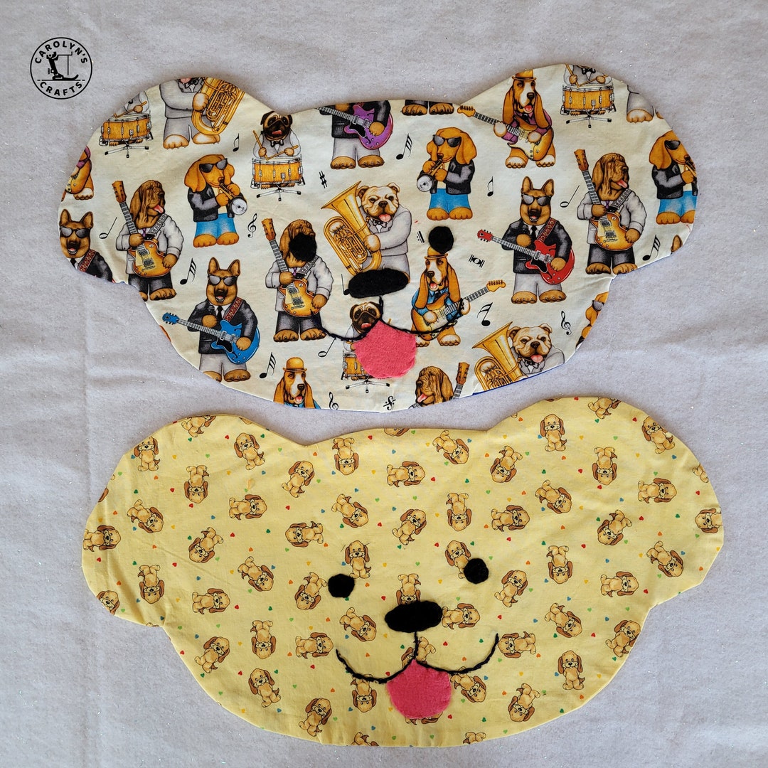 Dog Placemat Face Shaped Placemat for Dogs Musical Dogs Etsy