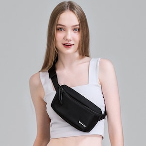 Sac bandoulière élégant pour femme : sac banane inspiré de Lululemon pour le transport | Spécial Noël