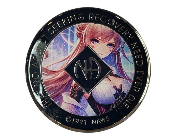 Anime NA Medallion: Narcotics Anonymous Recovery Token