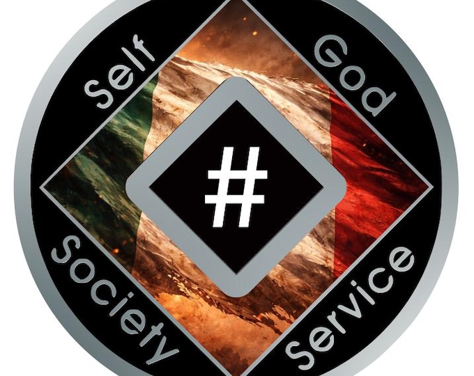 Mexico Flag NA Medallion – Custom Year, Recovery Gift