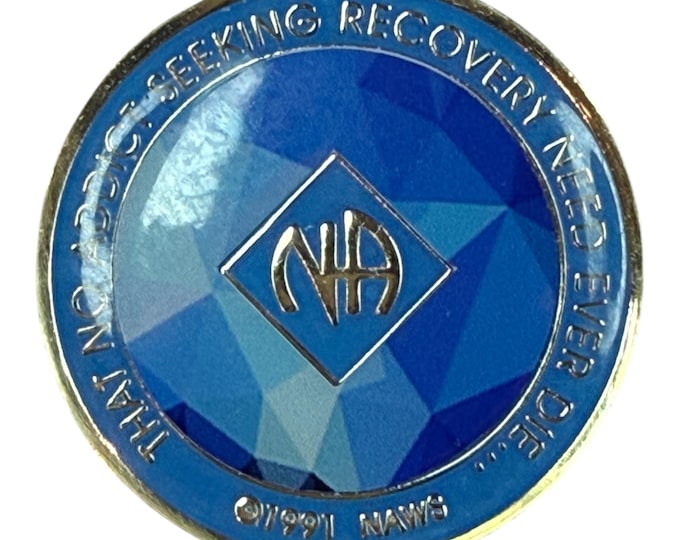 Narcotics Anonymous Clean Time Medallion | Custom Design NA Recovery Token | Sobriety Gift