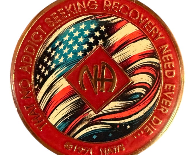 Custom NA Token | Personalized Clean Time Medallion | Sobriety Coin