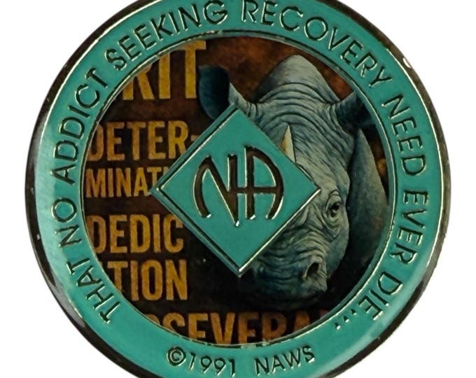 NA Coin • Recovery Chip with Wildlife Graphic - Resin Finish