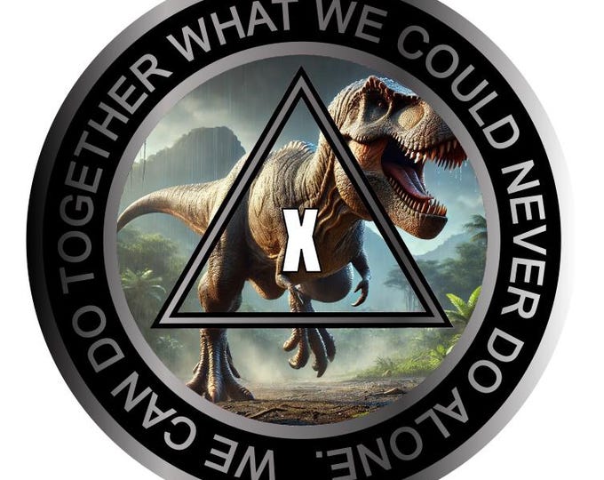 T-Rex AA Medallion – Strength, Courage & A Powerful Recovery Journey