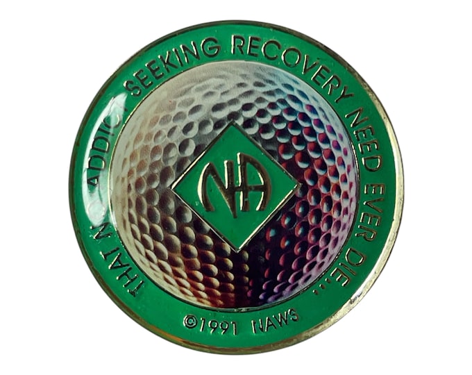 Custom 12-Step Medallion | Personalized Clean Time Token | Sobriety Gift