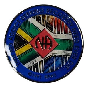 12-Step Milestone Medallion - Custom Name and Date Recovery Token for Celebrating Sobriety