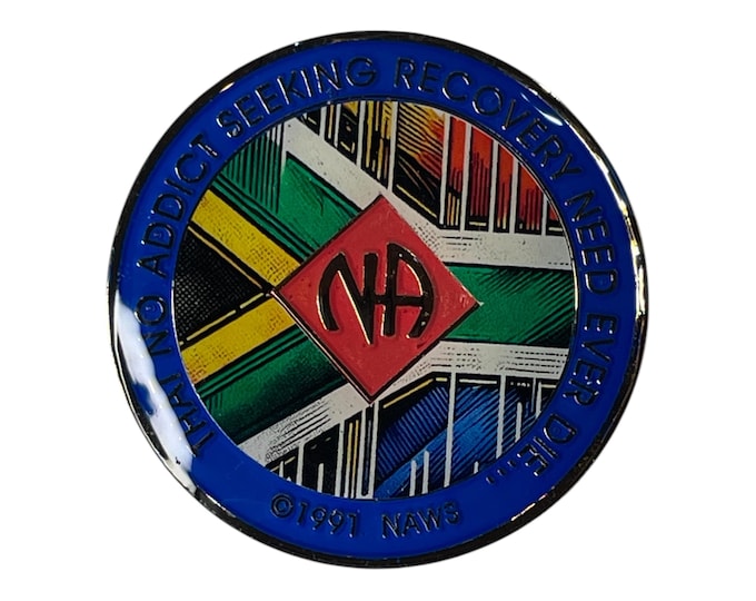 12-Step Milestone Medallion - Custom Name and Date Recovery Token for Celebrating Sobriety