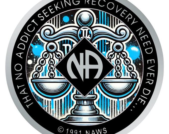 Libra Zodiac NA Recovery Medallion – Custom Year