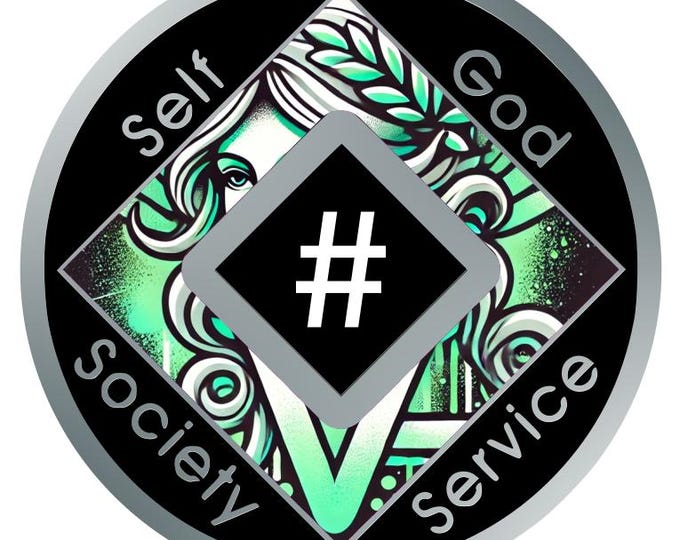 Virgo Zodiac NA Medallion – Narcotics Anonymous Recovery Coin