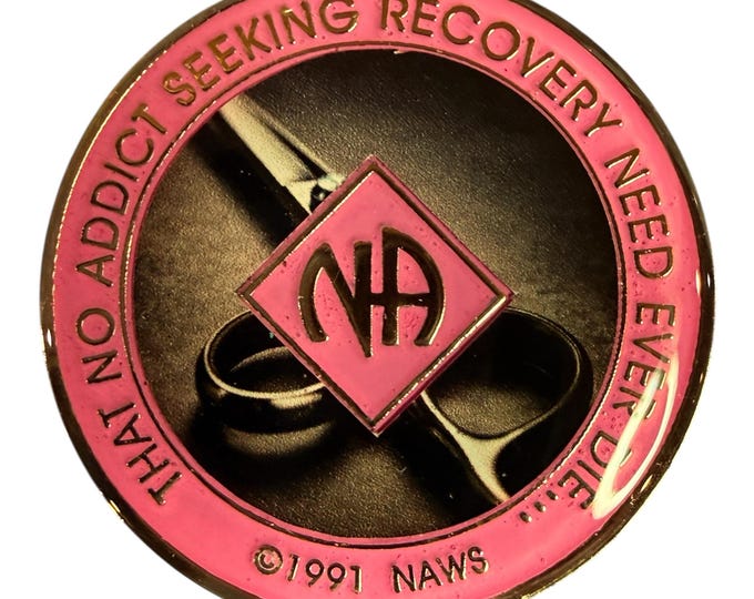 NA Recovery Coin for Hairdressers- Scissor Design