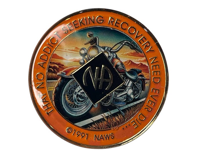 Motorcycle NA Medallion – The Open Road to Recovery