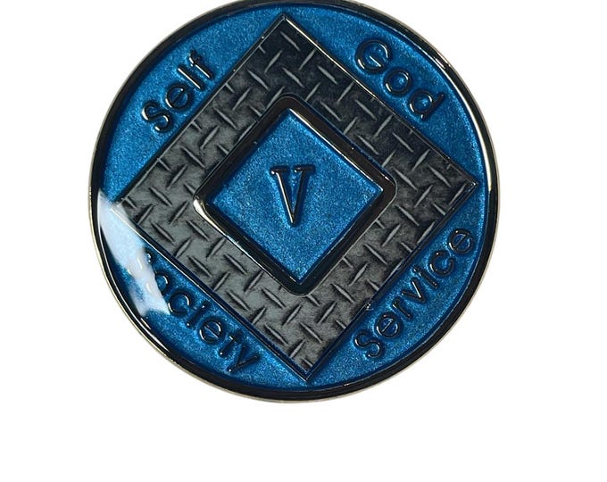 Artistic Narcotics Anonymous Medallion | Custom NA Recovery Coin | Anniversary Milestone Gift