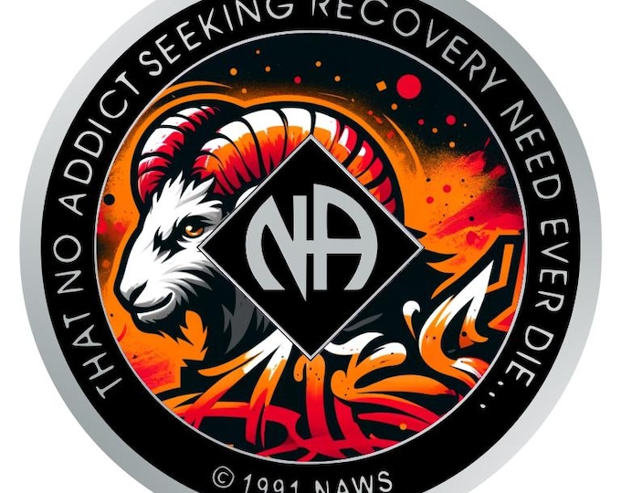 Aries Zodiac NA Recovery Medallion
