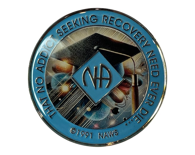 NA Graduation Medallion: Narcotics Anonymous Recovery Gift