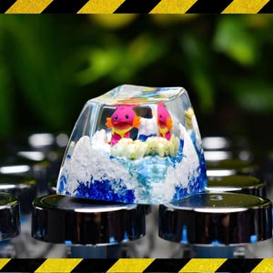 Mud.kip keycap resin, custom keycap resin, gift for him, birthday gift, artisan keycap for mechanical keyboard