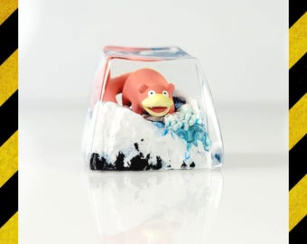 Slowpo.ke keycap resin, custom keycap, gift for him, birthday gift, artisan keycap for mechanical keyboard