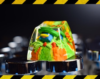 Lota.d keycap resin, custom keycap, gift for him, birthday gift, artisan keycap for mechanical keyboard