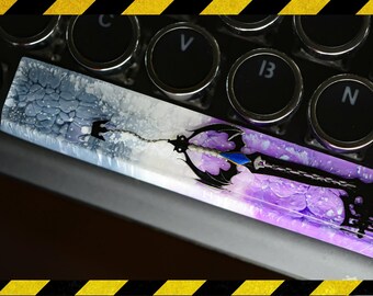 The Oblivion  Keyblade spacebar keycap resin, custom spacebar keycap, birthday gifts, cute keycaps, custom gift for gamer