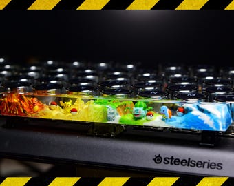 Custom spacebar keycap artisan, custom keycap resin, custom gift for him, birthday gift, resin keycap for mechanical keyboard