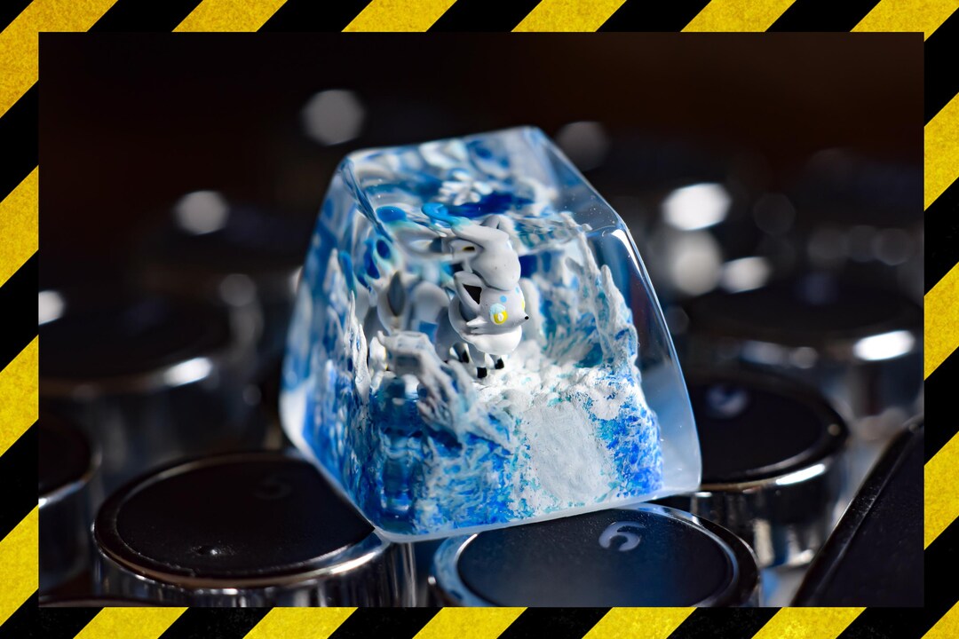Hisuian Zoru.a Shiny Keycap Resin, Custom Keycap, Gift for Him ...
