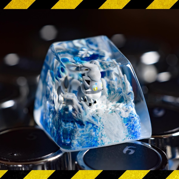 Hisuian Zoru.a Shiny  keycap resin, custom keycap, gift for him, birthday gift, artisan keycap for mechanical keyboard