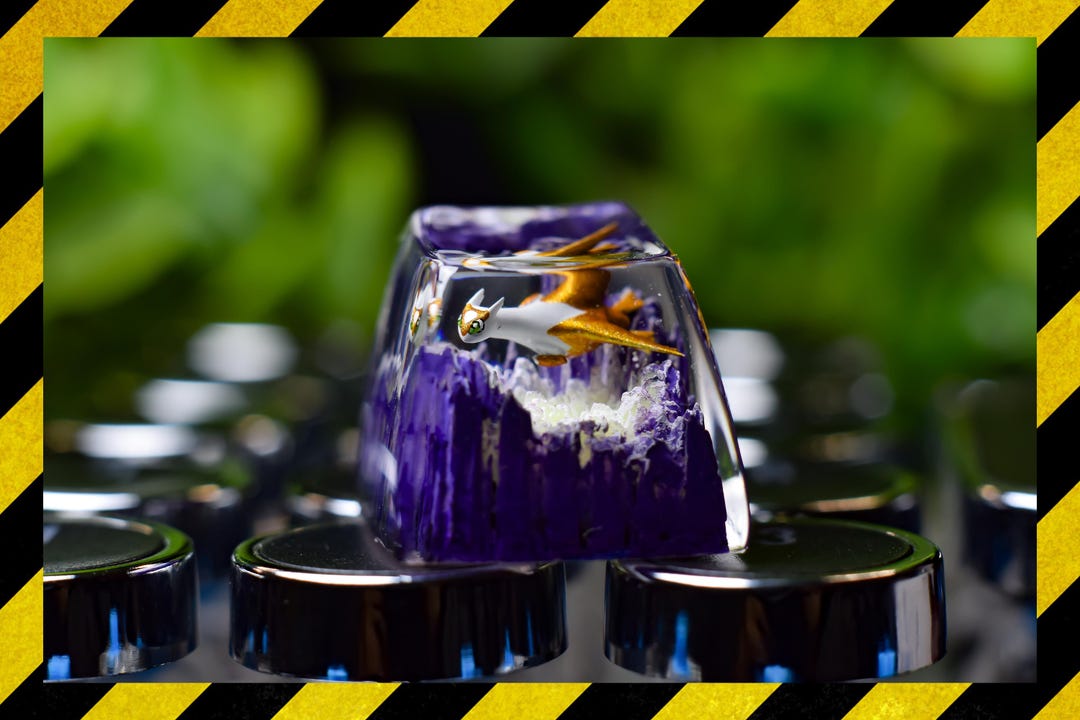 Lati.as Shiny Keycap Resin, Custom Keycap Resin, Gift for Him, Birthday ...