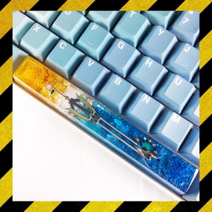 The Oathkeeper spacebar keycap resin, custom Sword King.dom Hearts spacebar keycap, resin keycap for mechanical keyboard
