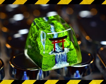 Torii Gate keycap resin, custom keycap, gaming keycap, Cherry MX keycaps, birthday gift, artisan keycap for mechanical keyboard