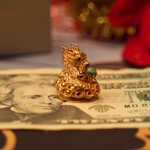 Keycap Golden Dragon, födelsedagspresent, hantverksmässig keycap för mekaniskt tangentbord