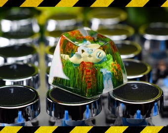 Duns.parce keycap resin, Poke.mon custom keycap resin, gift for him, birthday gift, artisan keycap for mechanical keyboard