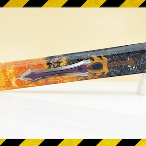 Capuchon de touche de barre d'espace avec épée de Garen, capuchon de touche de barre d'espace d'épée personnalisé League of legends, capuchon de touche en résine pour clavier mécanique