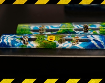 Thousand Sunny, Going Merry One Piece spacebar keycap resin, custom anime spacebar resin, resin keycap for mechanical keyboard