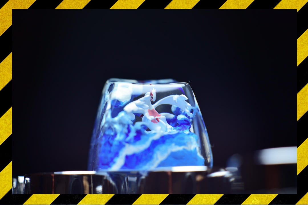 Lugi.a Shiny Keycap Resin, Custom Keycap, Gift for Him, Birthday Gift ...