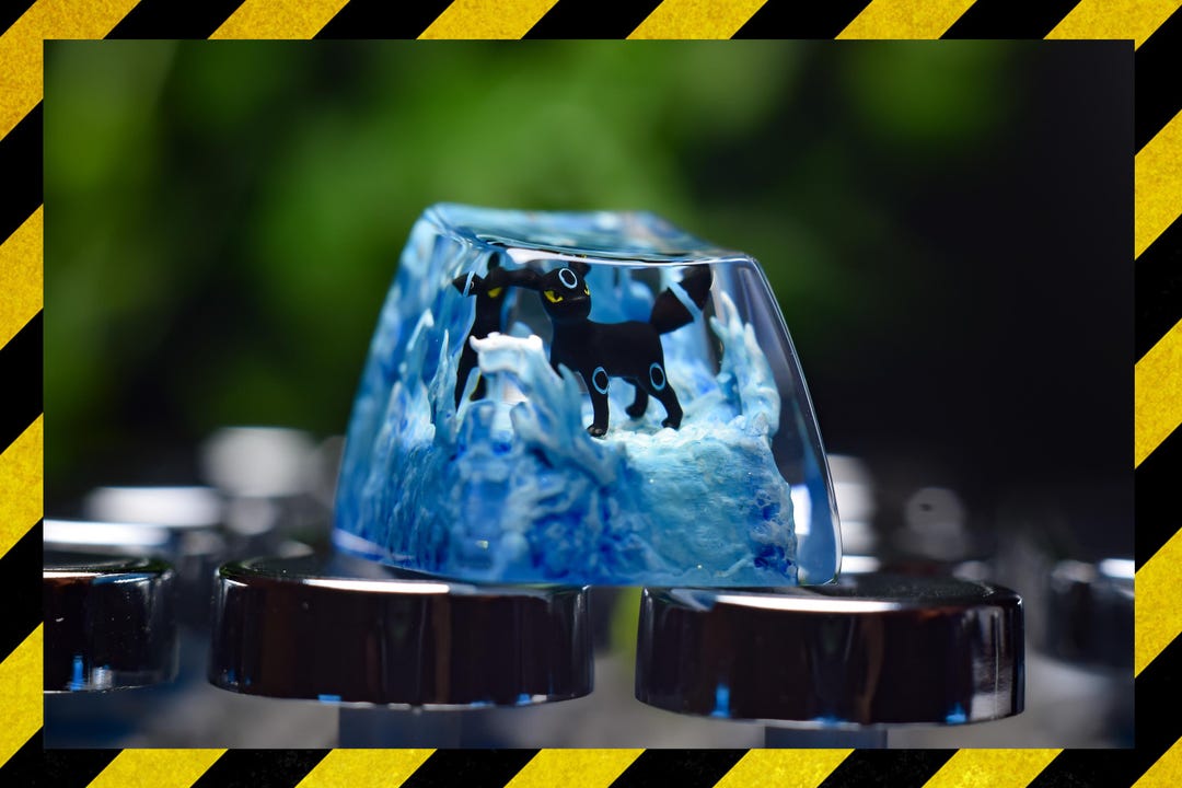 Umbre.on Shiny Keycap Resin With Ice Base, Custom Keycap Resin ...
