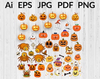 Halloween Svg Bundel, Halloween Quote Svg, Halloween Quote Png, Set van 12 Halloween SVG Bundel, Svg gesneden bestanden, Halloween Quote Clip Art