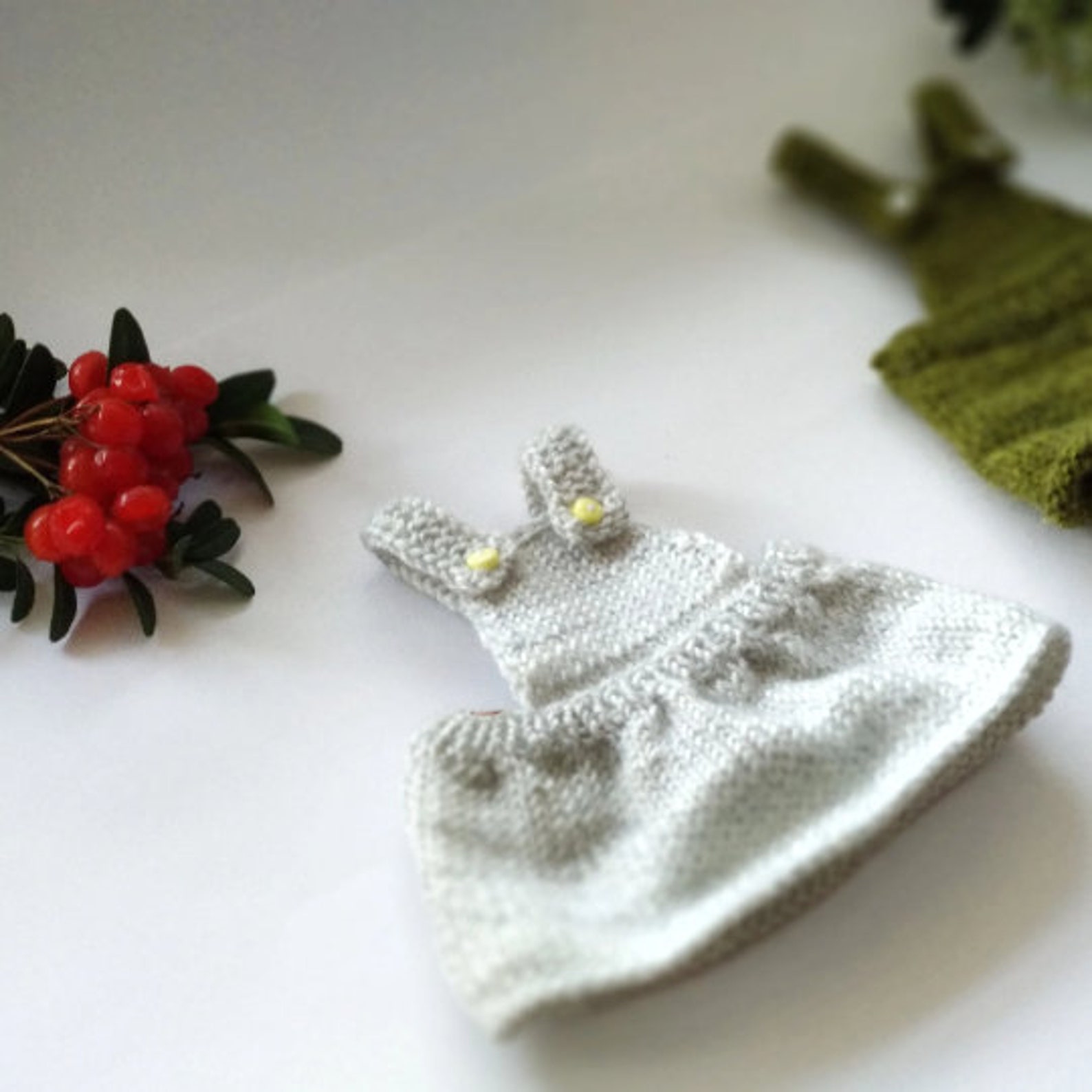 KNITTING PATTERN Pinafore Dress and Overalls for Teddy Toy / Etsy Canada