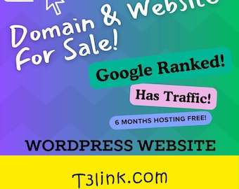 T3link.com - Premium Domain, Website with Backlinks & 6 Months Free Hosting