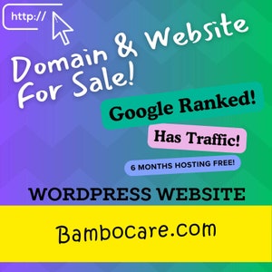 Bambocare.com - Premium Domain, Website with Backlinks & 6 Months Free Hosting
