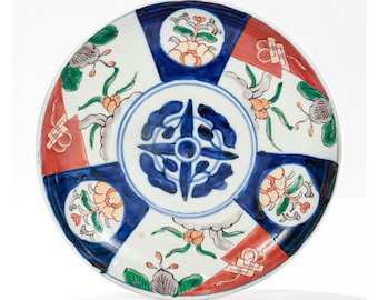 Antiker japanischer Meiji Imari Teller