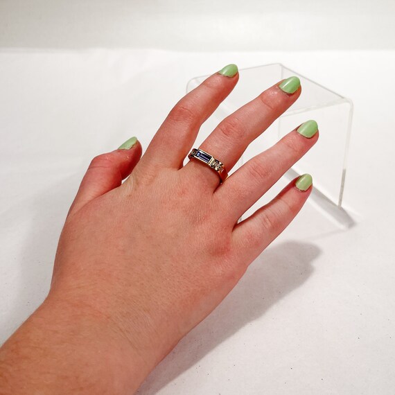 Signed Gabriel Ofiesh 14 Karat Gold & Tanzanite B… - image 10