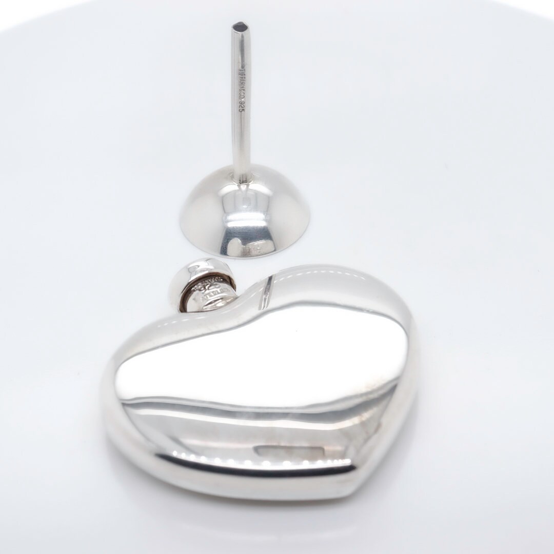 Tiffany & Co. Sterling Silver Heart Shaped Perfume Flask and