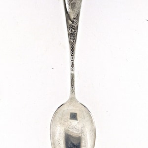 Unengraved Railroad Lucin Cut Off Ogden Utah Sterling Silver Souvenir Spoon