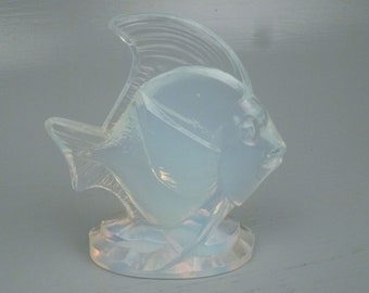 サビノ アート グラス フランス オパール フィッシュ - Etsy 日本