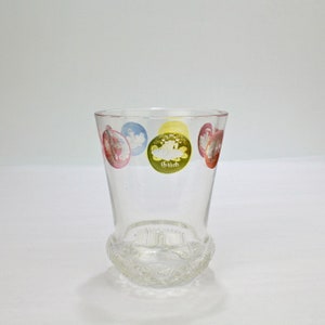 Antique German Etched Biedermeier Bath or Spa Glass - Beaker Becher Glas Bad